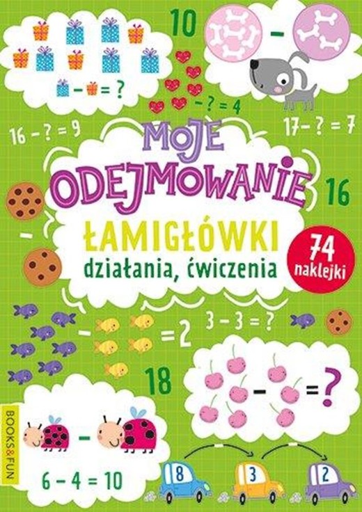 okładka Moje odejmowanie. Łamigłówki, działania, ćwiczenia książka | Opracowanie zbiorowe