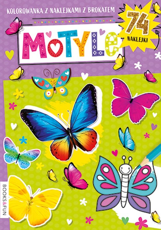 okładka Motyle. Kolorowanka książka | Opracowanie zbiorowe