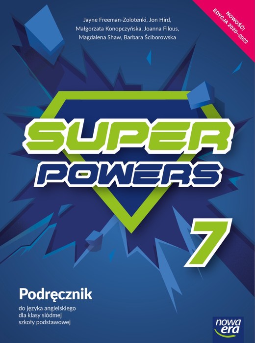 okładka Język angielski super powers podręcznik dla klasy 7 szkoły podstawowej 70602 książka