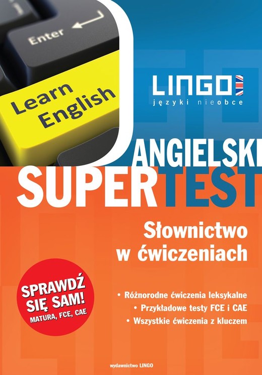 okładka Angielski supertest słownictwo w ćwiczeniach książka