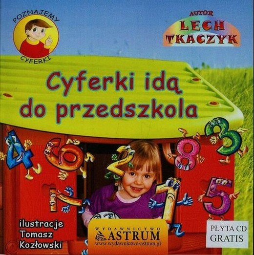 okładka Cyferki idą do przedszkola + CD książka | Lech Tkaczyk