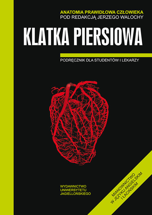 okładka Anatomia prawidłowa człowieka klatka piersiowa podręcznik dla studentów i lekarzy książka | Opracowanie zbiorowe