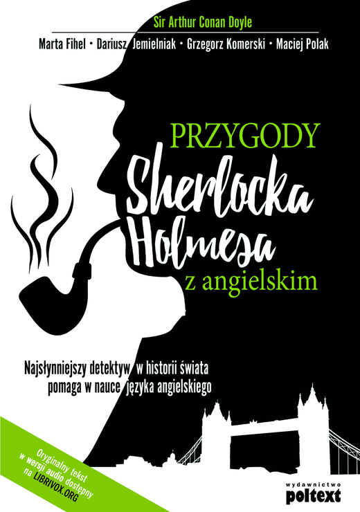 okładka Przygody Sherlocka Holmesa z angielskim książka | Arthur Conan Doyle