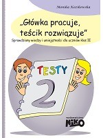 okładka Główka pracuje teścik rozwiązuje klasa 2 książka | Kozikowska Monika