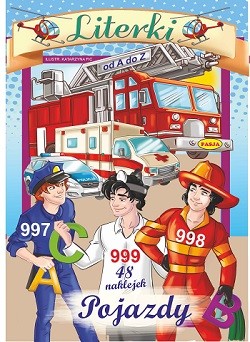 okładka Pojazdy. Literki od A do Z książka | Katarzyna Fic