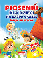 okładka Piosenki dla dzieci na każdą okazję święta nietypowe + CD książka | Agnieszka Nożyńska-Demianiuk