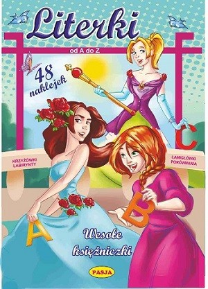 okładka Wesołe księżniczki. Literki od A do Z książka | Katarzyna Fic