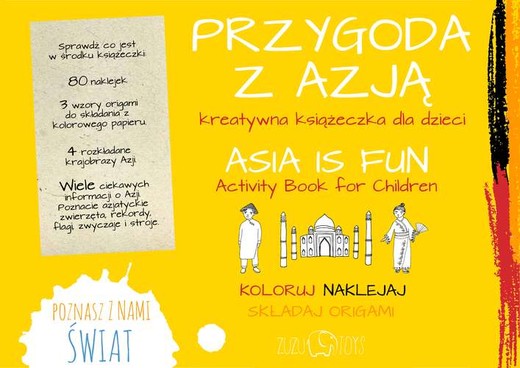 okładka Przygoda z azją kreatywna książeczka książka | Opracowanie zbiorowe