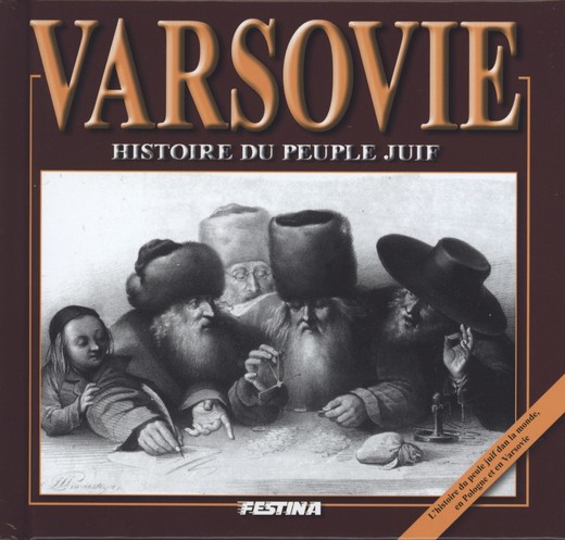 okładka Warszawa historia żydów wer. francuska książka | Rafał Jabłoński