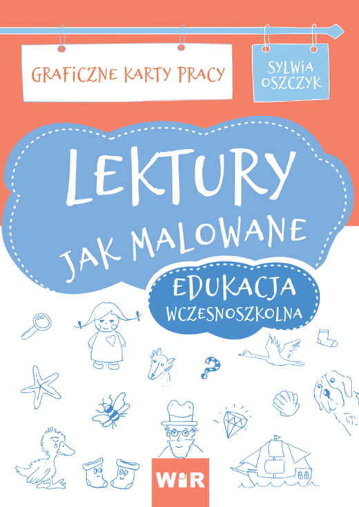 okładka Lektury jak malowane Edukacja wczesnoszkolna Graficzne karty pracy książka