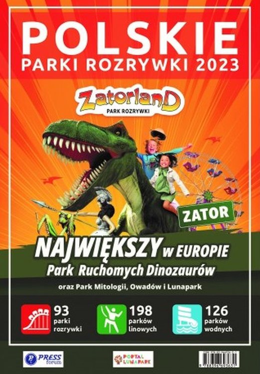 okładka Polskie parki rozrywki 2023 książka | Opracowanie zbiorowe