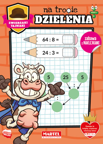 okładka Zwierzaki tajniaki na tropie dzielenia książka | Salamon Katarzyna