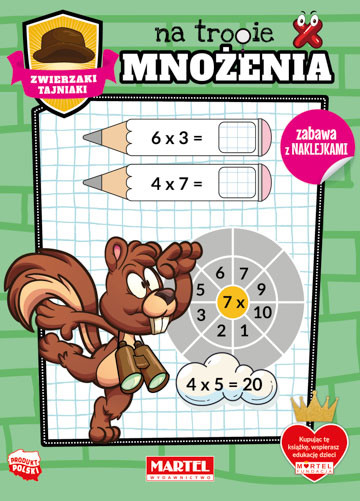 okładka Zwierzaki tajniaki na tropie mnożenia książka | Salamon Katarzyna