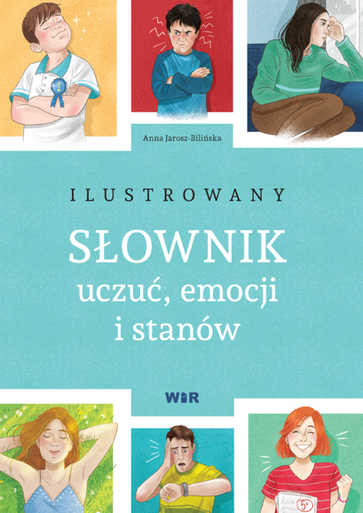 okładka Ilustrowany słownik uczuć emocji i stanów książka | Anna Jarosz-Bilińska