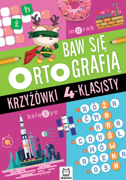 okładka Krzyżówki 4-klasisty. Baw się ortografią książka | Opracowanie zbiorowe