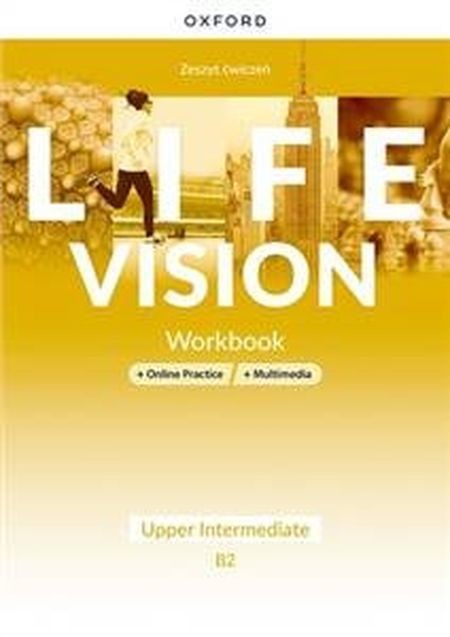 okładka Life Vision Upper-Intermediate B2 Workbook + Online Practice książka | Opracowanie zbiorowe