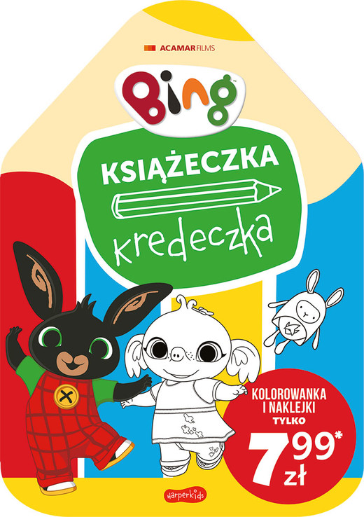 okładka Bing. Książeczka kredeczka książka | Opracowanie zbiorowe