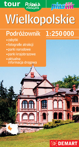 okładka Wielkopolskie. Podróżownik 1:250 000 książka | Opracowanie zbiorowe