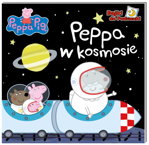 okładka Peppa w kosmosie. Świnka Peppa. Bajki do poduszki książka | Opracowanie zbiorowe