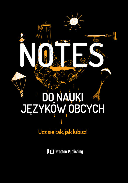 okładka Notes do nauki języków obcych (czarna okładka) książka | Opracowanie zbiorowe