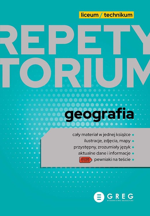 okładka Geografia. Repetytorium liceum/technikum książka | Opracowanie zbiorowe