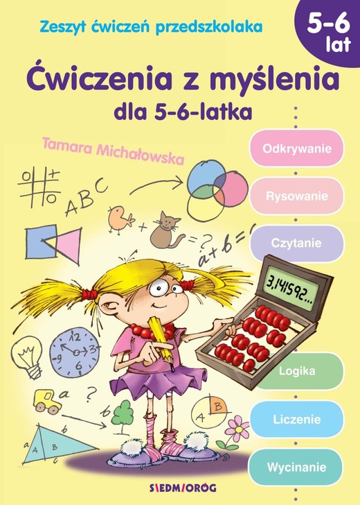 okładka Ćwiczenia z myślenia dla 5-6-latka książka | Tamara Michałowska