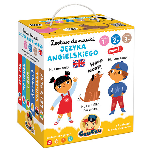okładka Zestaw do nauki języka angielskiego CzuCzu dla dzieci 1, 2, 3+ książka | Opracowanie zbiorowe