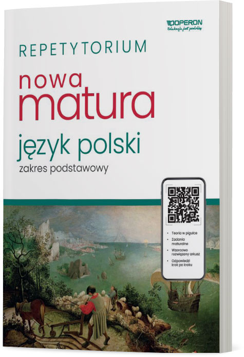 okładka Nowa matura 2024 Język polski repetytorium zakres podstawowy książka | Aleksandra Marzec
