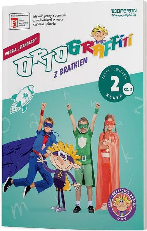 okładka Ortograffiti z Bratkiem 2 Zeszyt ćwiczeń część 2 Wersja Standard szkoła podstawowa książka | Izabela Mańkowska, Małgorzata Rożyńska