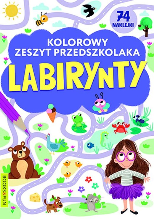 okładka Labirynty. Kolorowy zeszyt przedszkolaka książka | Opracowanie zbiorowe
