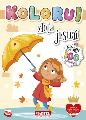 okładka Złota jesień. Koloruj książka | Opracowanie zbiorowe