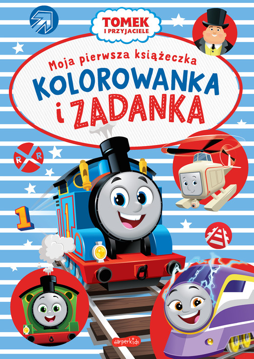 okładka Tomek i przyjaciele. Moja pierwsza książeczka. Kolorowanka i zadanka książka | Opracowanie zbiorowe