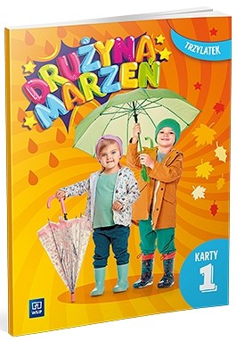 okładka Drużyna marzeń karty pracy przedszkole Trzylatek część 1 książka | Opracowanie zbiorowe