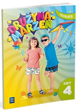 okładka Drużyna marzeń karty pracy przedszkole Pięciolatek część 4 książka | Opracowanie zbiorowe