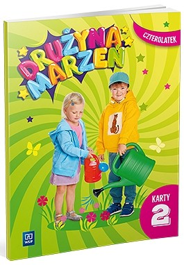 okładka Drużyna marzeń karty pracy przedszkole Czterolatek część 2 książka | Opracowanie zbiorowe