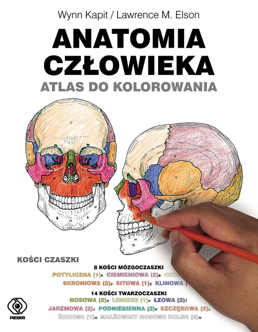 okładka Anatomia człowieka. Atlas do kolorowania książka