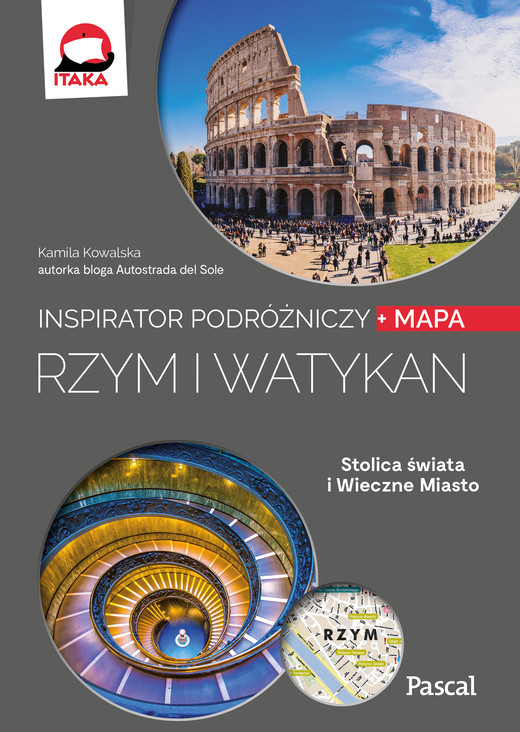 okładka Rzym i Watykan Inspirator podróżniczy książka | Kamila Kowalska