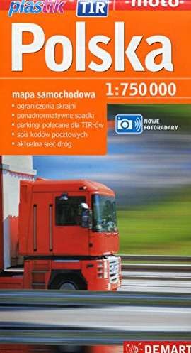 okładka Polska TIR 1:750 000 książka | Opracowanie zbiorowe