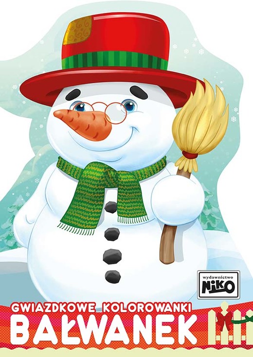 okładka Bałwanek. Gwiazdkowe kolorowanki książka
