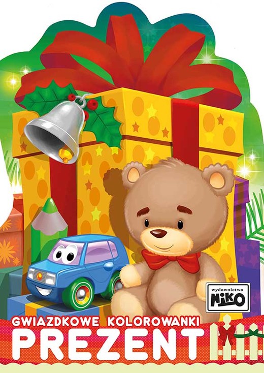 okładka Prezent. Gwiazdkowe kolorowanki książka