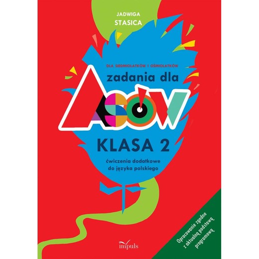 okładka Zadania dla Asów klasa 2 ćwiczenia dodatkowe do języka polskiego dla siedmiolatków i ośmiolatków książka