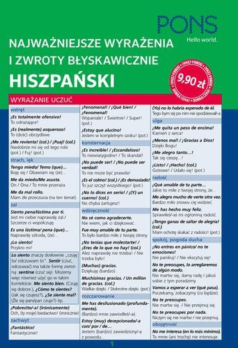 okładka Błyskawicznie zwroty i wyrażenia hiszpańskie PONS książka | Opracowanie zbiorowe