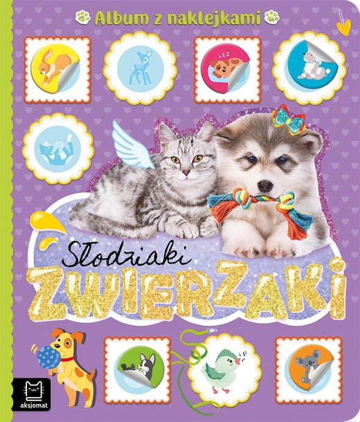 okładka Słodziaki zwierzaki. Album z naklejkami książka | Opracowanie zbiorowe