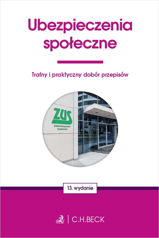 okładka Ubezpieczenia społeczne wyd. 13 książka | Opracowanie zbiorowe