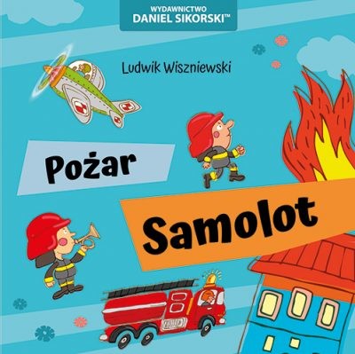 okładka Pożar Samolot książka
