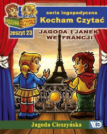 okładka Kocham czytać Zeszyt 23 Jagoda i Janek we Francji książka | Jagoda Cieszyńska