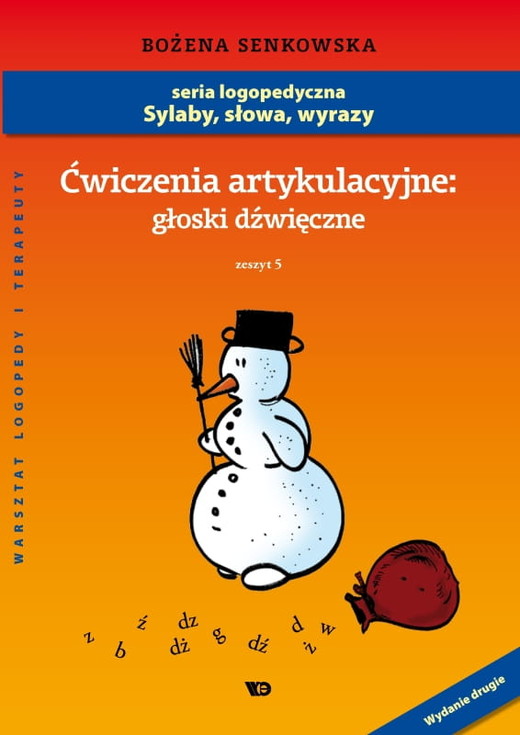 okładka Ćwiczenia artykulacyjne Zeszyt 5 Głoski dźwięczne książka