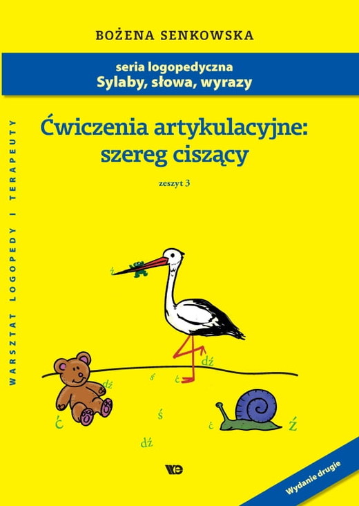 okładka Ćwiczenia artykulacyjne Zeszyt 3 Szereg ciszący książka