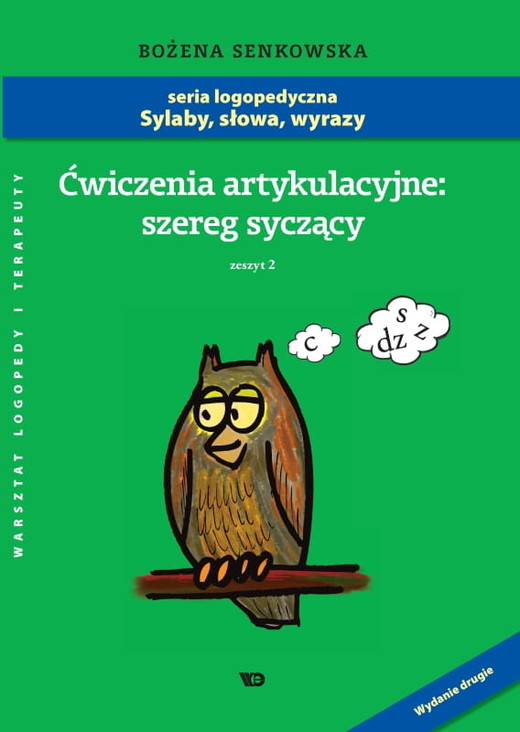 okładka Ćwiczenia artykulacyjne Zeszyt 2 Szereg syczący książka