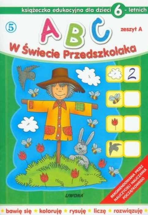 okładka ABC w świecie przedszkolaka dla dzieci 6-letnich książka